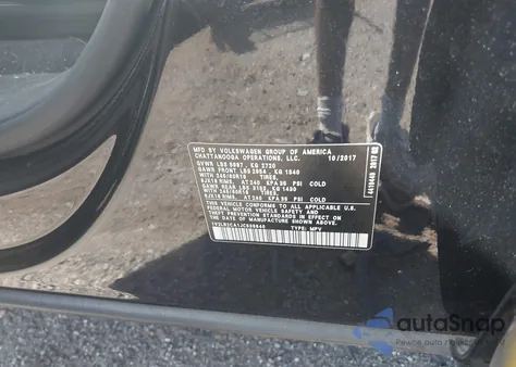 2018 Volkswagen Atlas 3.6L V6 Se/3.6L V6 Se W/Technology из США, поврежденный, VIN 1V2LR2CA1JC538840